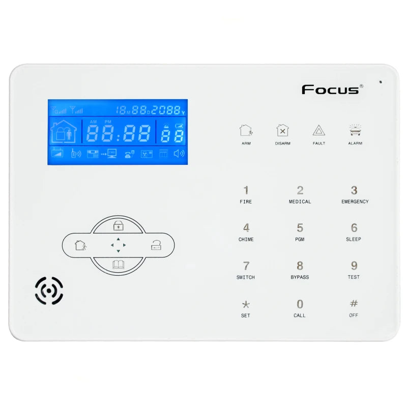 Foucus English version 868Mhz ST-IIIB GSM Smart Home Alarm System