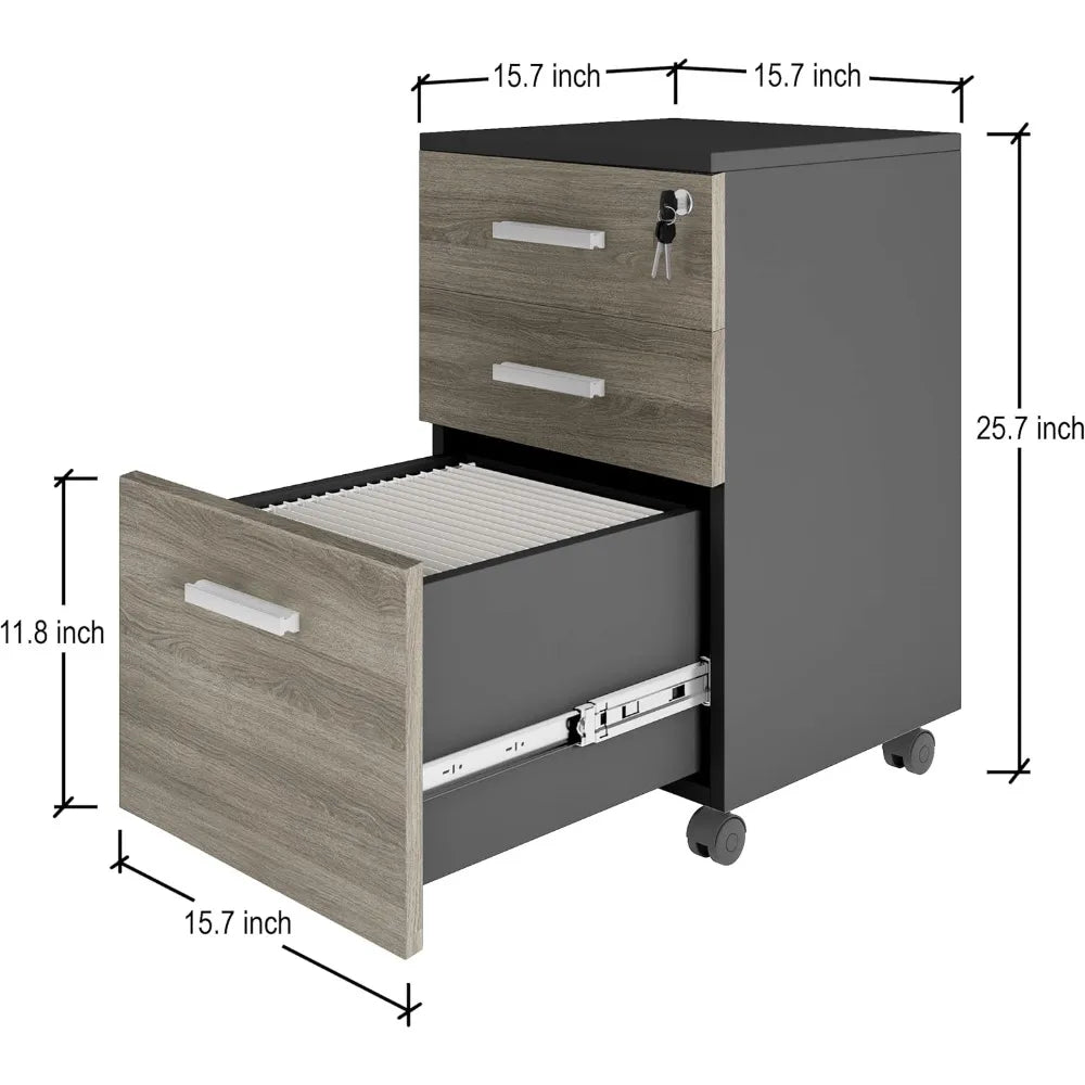 Small rolling file cabinet
