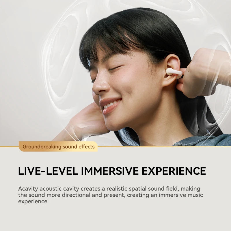 Sanag S2S Wireless Bluetooth Earclip Headset 360 ° Panoramic Sound TWS Wireless Headphones Intelligent HD Call Sports Earphones