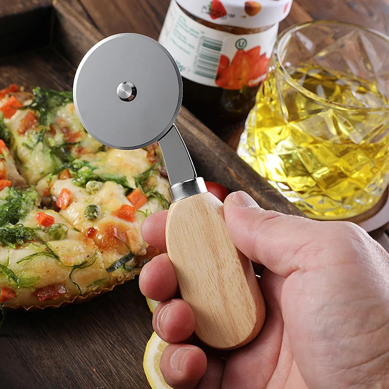 Pizza Cutter Stainless Steel Pizza Knife Pizza Slicer Kitchen Gadgets for Cheese Cake Bread Pie Waffles Bakeware Kitchen Tools