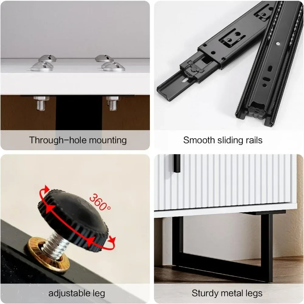 Crack Shelves for Living Room Dresser