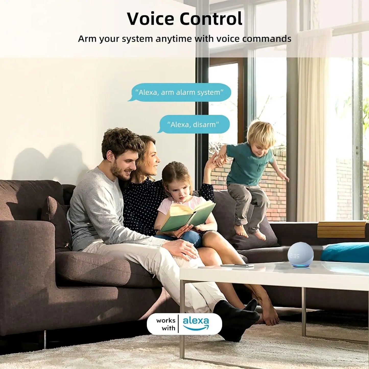 Tuya Smart Phone APP Alert 120DB Siren Wireless WiFi Home Security Alarm System Alexa Google for Home Apartment Office Store