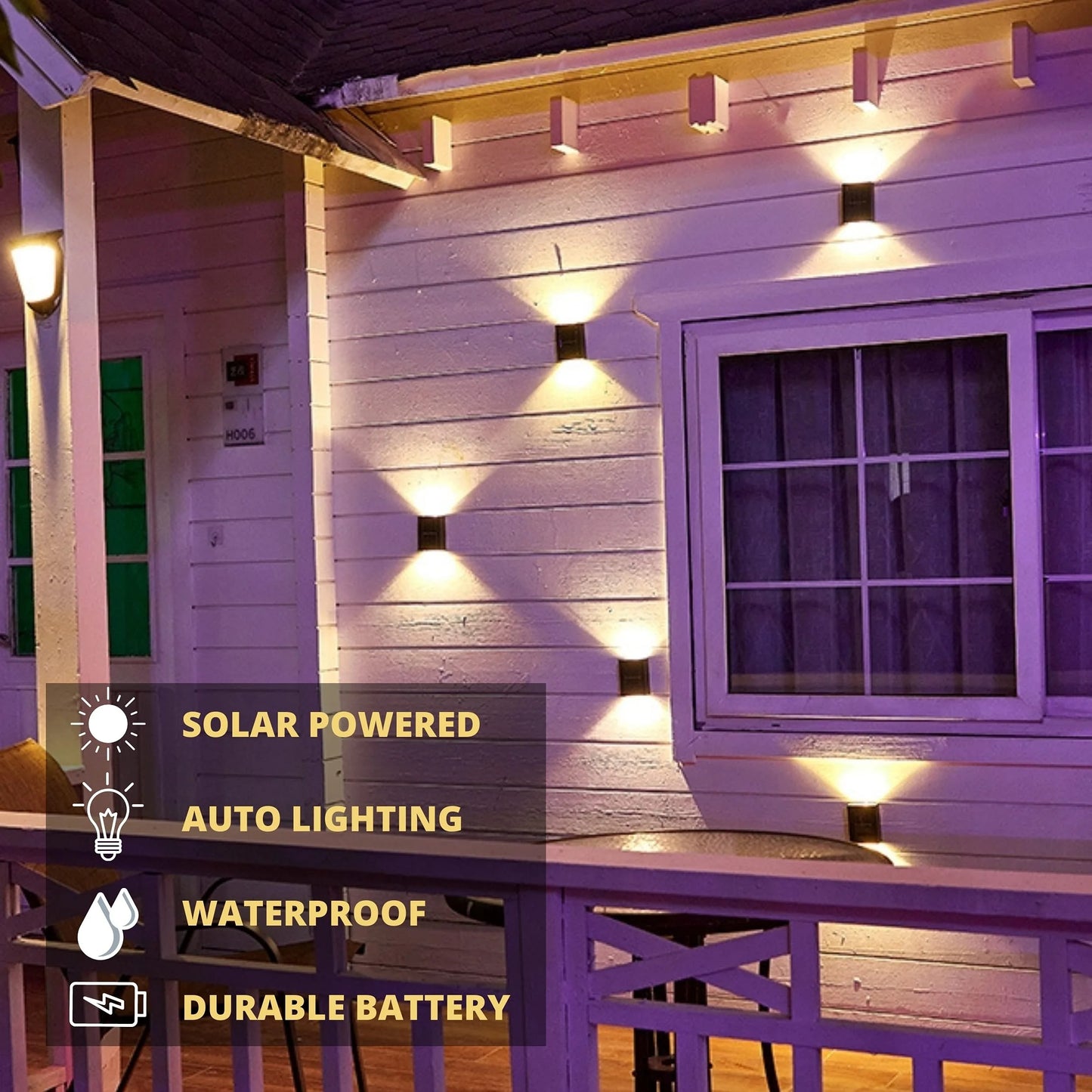 Outdoor Solar Up Down Lights