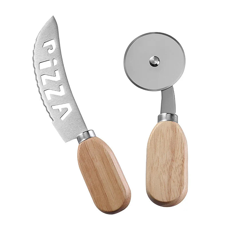 Pizza Cutter Stainless Steel Pizza Knife Pizza Slicer Kitchen Gadgets for Cheese Cake Bread Pie Waffles Bakeware Kitchen Tools
