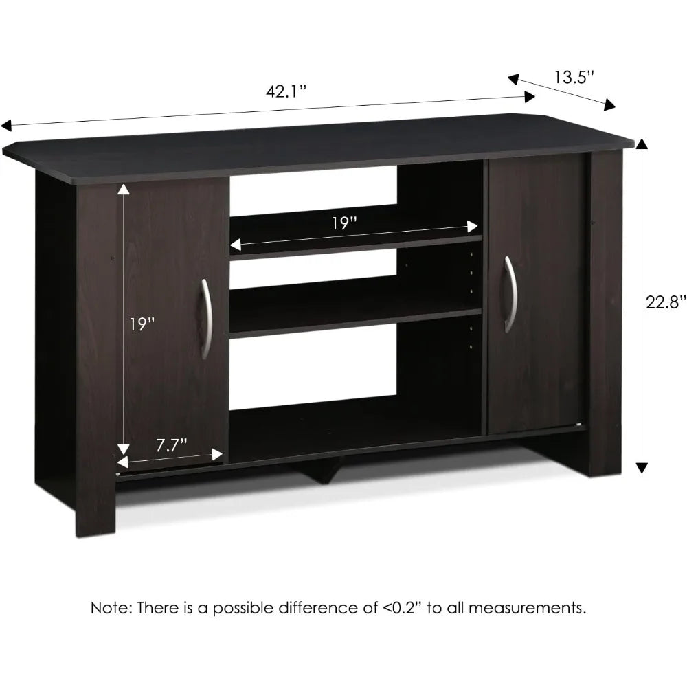 Econ TV Stand Entertainment Center, Espresso