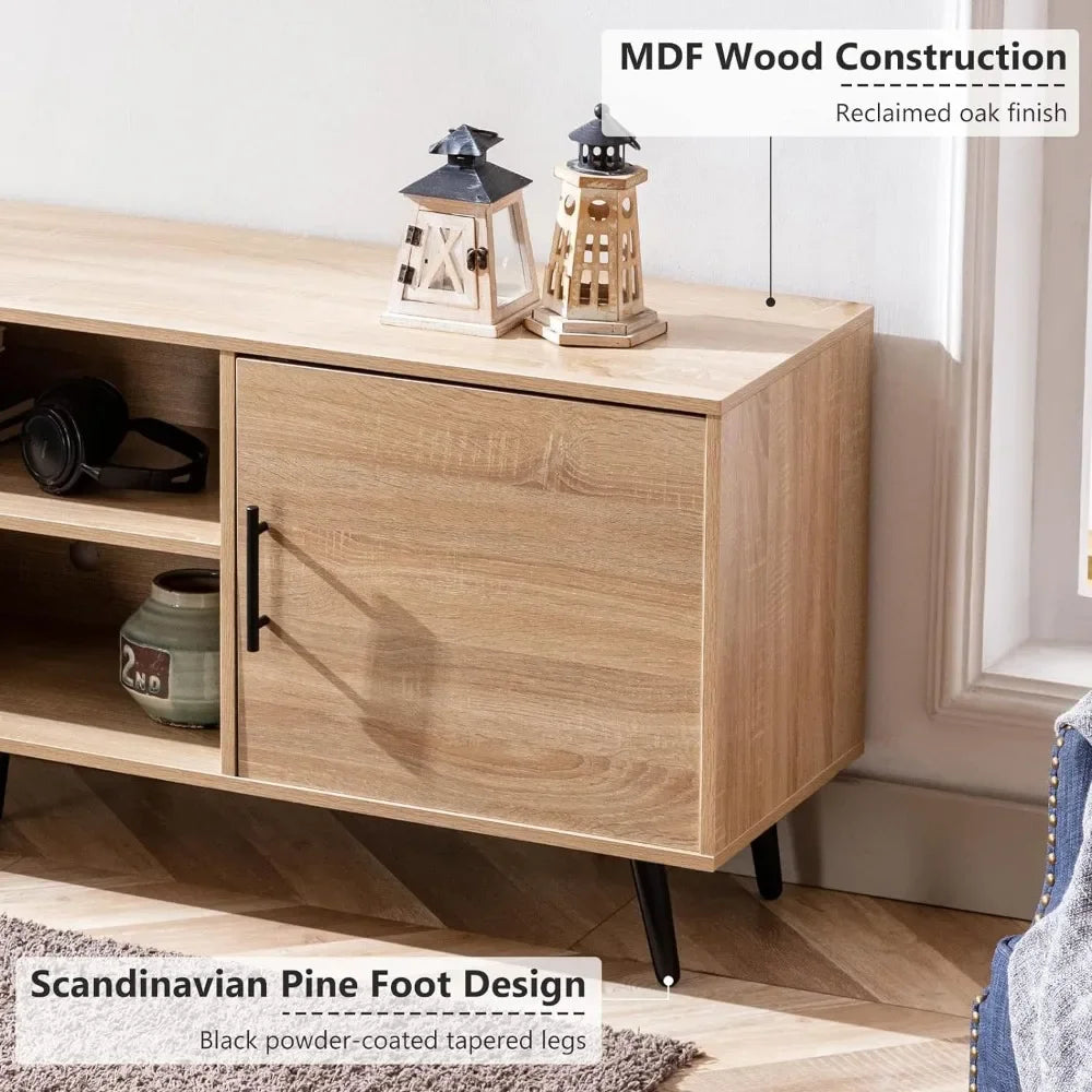 Wood TVs Stands with Storage