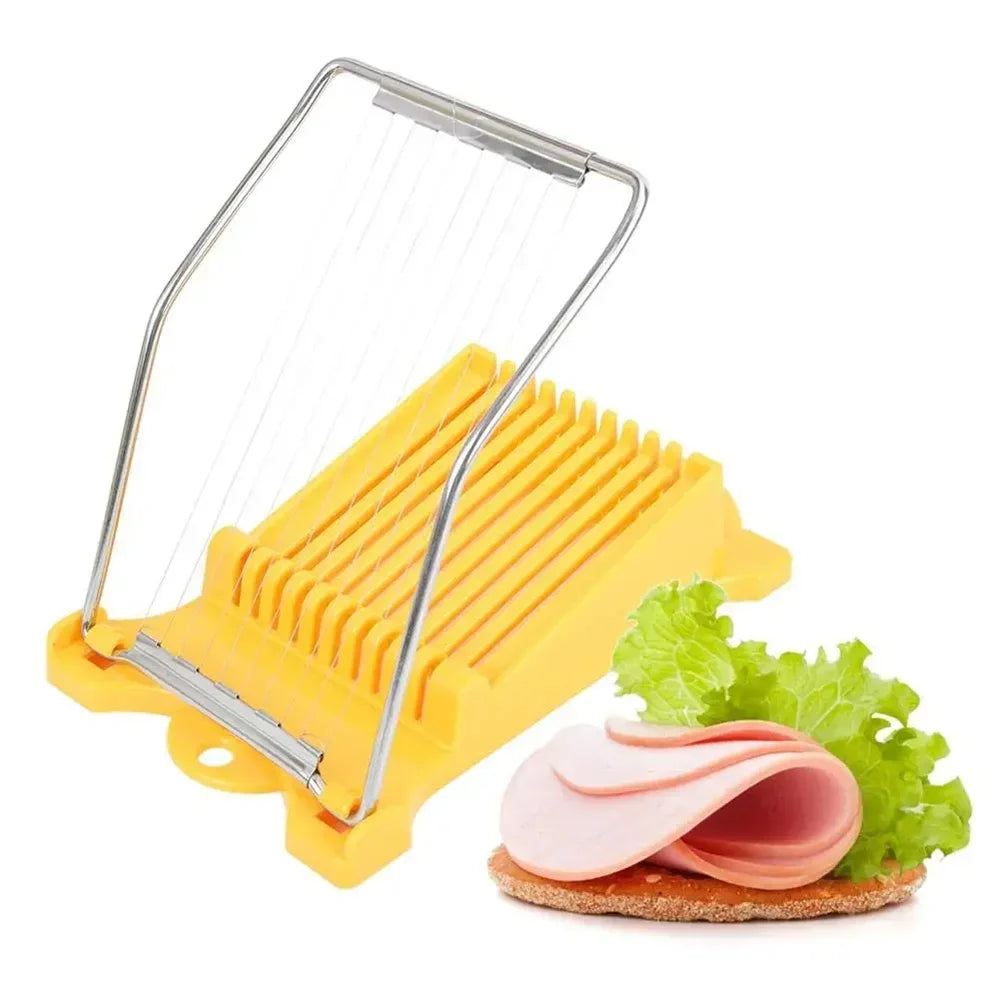 Multifunctional Egg Cutter Stainless Steel Egg Slicer Sectioner Cutter Mold Flower-Shape Luncheon Meat Cutter Kitchen Gadgets