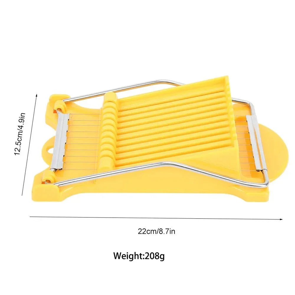 Multifunctional Egg Cutter Stainless Steel Egg Slicer Sectioner Cutter Mold Flower-Shape Luncheon Meat Cutter Kitchen Gadgets